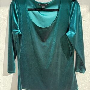 Boston Proper Emerald Green Blouse
